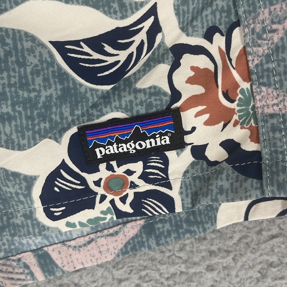 Patagonia Elastic Waist Draw String Pockets Sea P… - image 2